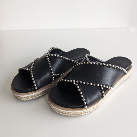 Zara Studded Slides / Sandals Size 36 - Picture 2 of 12